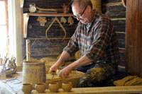 A potter in Skansen, Stockholm
