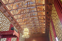 Wooden ceiling of the Rådssalen, Stadshuset, Stockholm