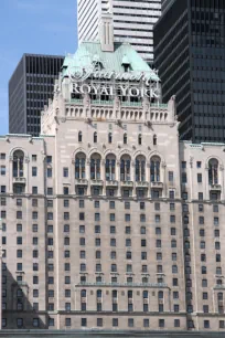 Front façade of the Royal York Hotel, Toronto