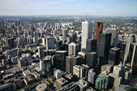 Downtown Toronto seen from CN Tower