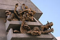 The Audience sculpture at the Skydome in Toronto