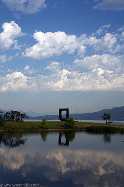 Gateway sculpture, Vanier Park