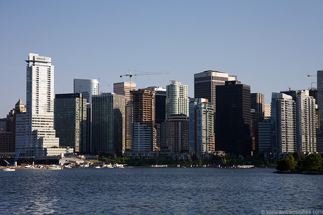 Downtown seen from Stanley Park