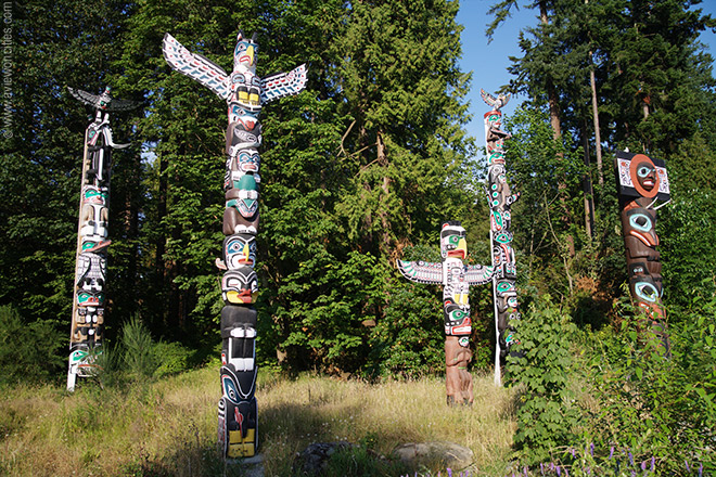 Totem Poles, Stanley Park