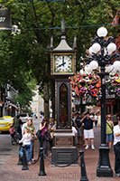Steam-powered clock, gastown, vancouver