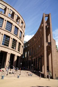 Side view of the Vancouver Public Library