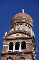 Domed tower of the Madonna dell'Orto church in Venice