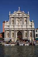 Santa Maria di Nazareth or Scalzi Church along the Canal Grande, Venice