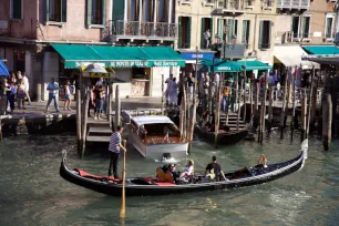 Gondola on the Canal Grande, Venice