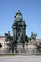 Maria Theresa Monument at the Maria-Theresien-Platz in Vienna