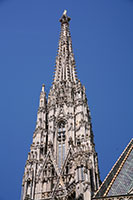 Der Südturm des Stephansdoms in Wien