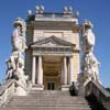 Side view of the Gloriette