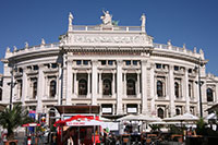 zentrale Fassade, Burgtheater, Wien