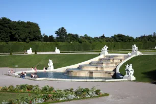 Upper Cascade at the Belvedere garden in Vienna