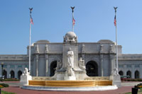 Columbus Memorial Fountain in front of Union Station, Washington D.C.