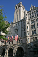 The tower of the Old Post Office Building
