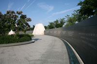 Inscription Wall of the Martin Luther King Memorial in Washington DC