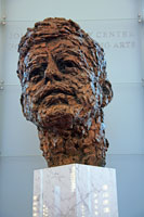 Bust of JFK in the lobby of the Kennedy Center