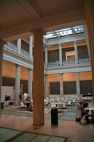 The atrium of the Corcoran Gallery of Art