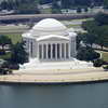 Jefferson Memorial seen from Washington Monument