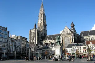 The Groenplaats square in Antwerp