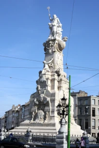 Schelde Vrij Monument, Marnix Square, Zuid, Antwerp