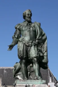 Rubens statue, Groenplaats, Antwerp