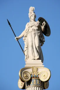 Statue of Athena at the Academy in Athens