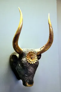 Bull with Golden Horns, National Archaeological Museum, Athens