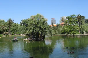 Lake in the Parc de la Ciutadella in Barcelona