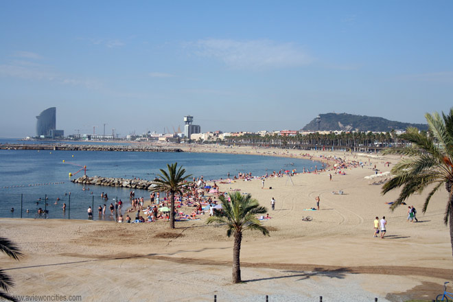 Barceloneta Beach Barcelona Pictures Barceloneta Beach