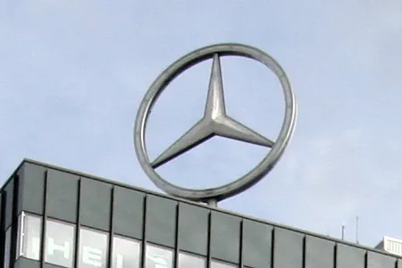 The Mercedes star on top of Europa Center, Berlin