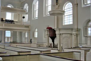 Inside the Old South Meeting House in Boston