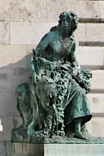 Statue of Ilonka, Matthias Fountain, Budapest