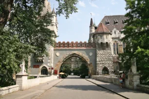 Gate to Vajdahunyad Castle, Budapest