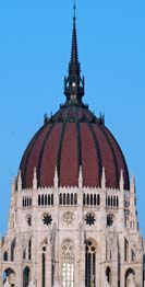 Dome of the Parliament House in Budapest