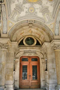 Portico of the Opera House in Budapest