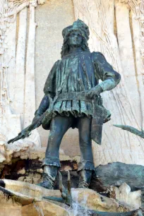 Statue of King Matthias, Matthias Fountain, Budapest