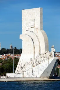 Monument to the Discoveries seen from the Tagus river