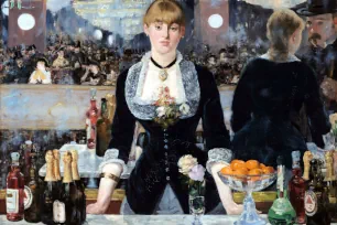 A bar at the Folies-Bergère, Courtauld Gallery, Somerset House, London