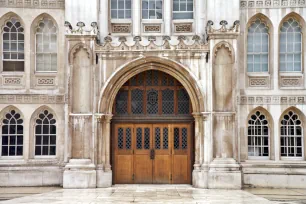 The porch of the Guildhall in the City of London