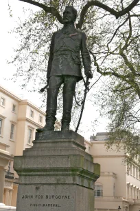 Statue of John Fox Burgoyne at Waterloo Place in London