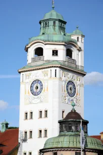 The tower of the Mullersches Volksbad in Munich