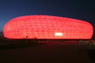 Allianz Arena in Munich at night