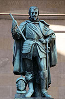 Count von Tilly Statue at the Feldherrnhalle in Munich