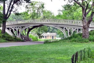 The Gothic bridge in Central Park