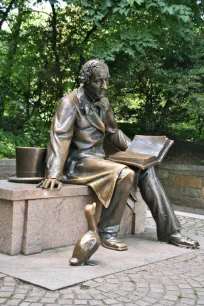 H.C. Andersen statue in Central Park, New York City