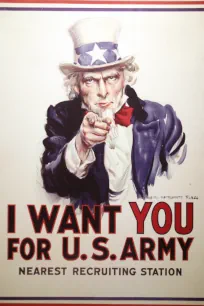 US Army recruiting Poster, Musee de l'Armee, Paris
