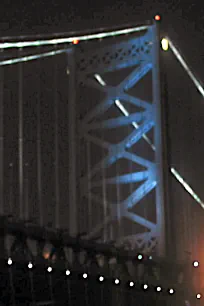 Benjamin Franklin Bridge at night