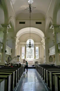Interior of Christ Church in Philadelphia